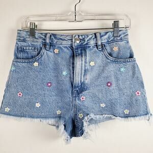 PacSun Festival Embroidered Floral Cottagecore Coastal Cowgirl Hippie Boho Sz 28